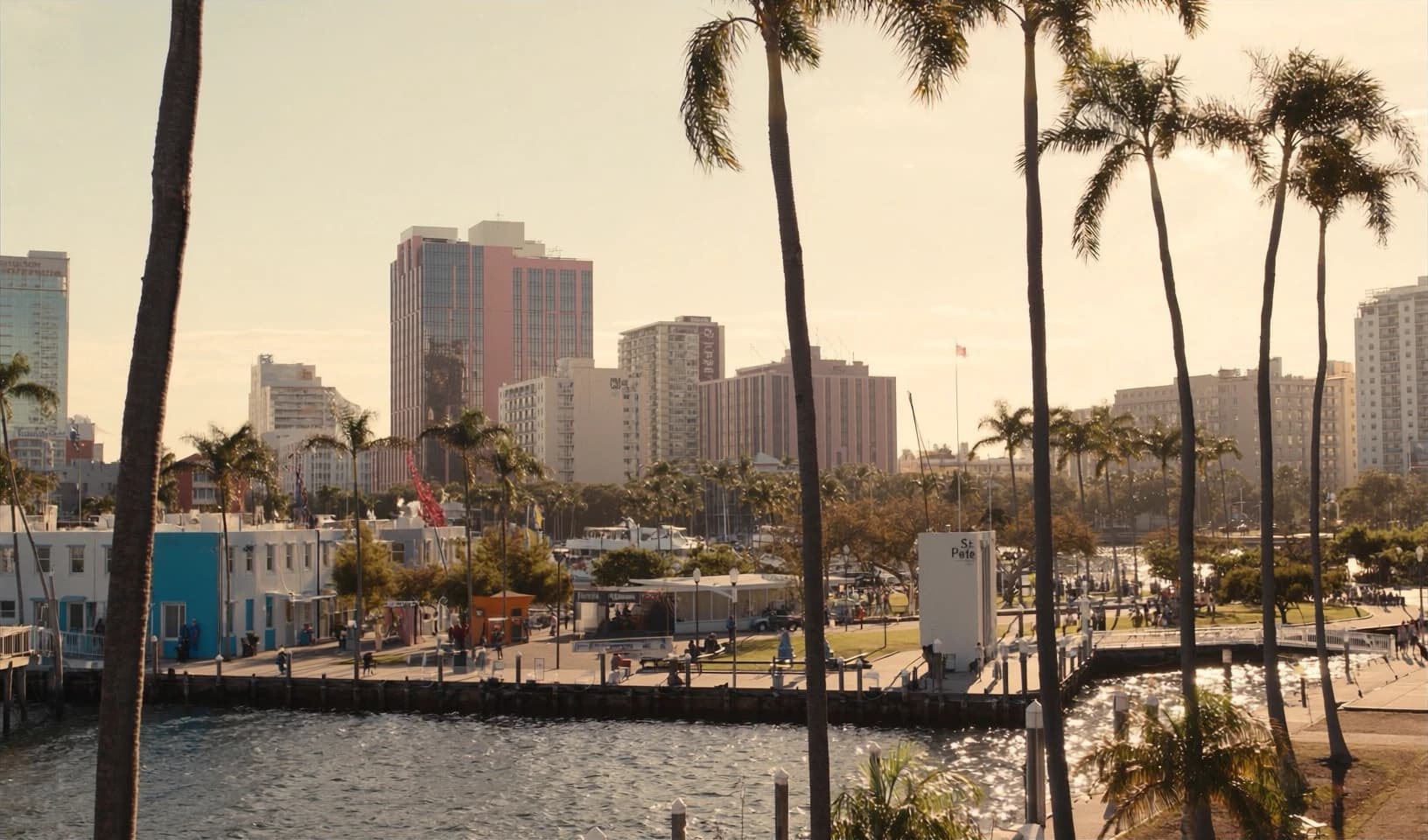 St. Petersburg waterfront and arts district neighborhood scene